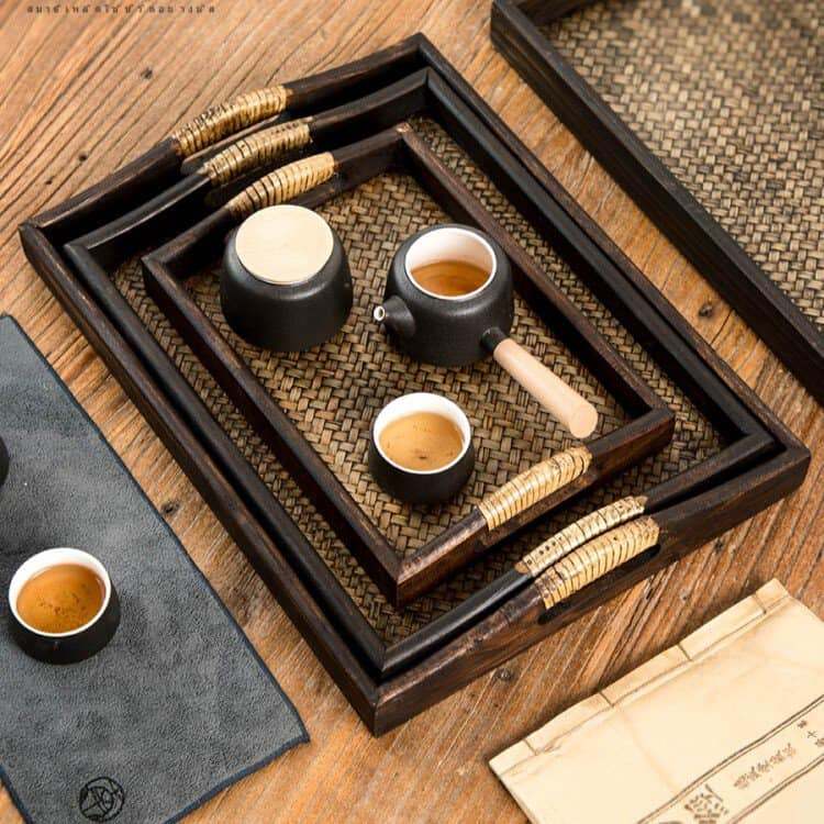 Elegant Foldable Tea Table Natural Design for Modern Living Spaces